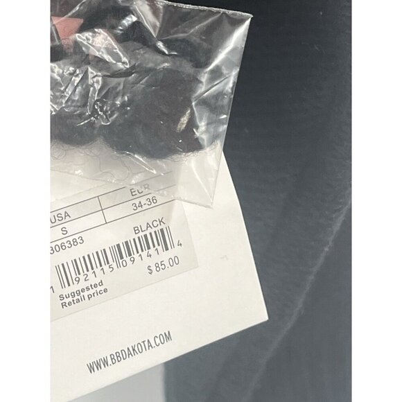 Jack by BB Dakota Black Cropped Cable Knit Turtle Neck Sweater Sz Small NWT - Picture 5 of 7